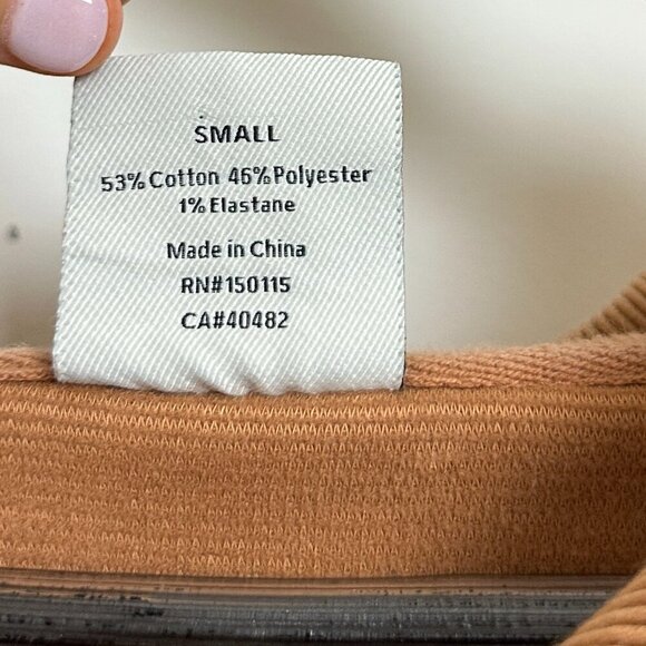 VARLEY Vine Ottoman Half Zip Pullover in Rye Size Small - Picture 7 of 13